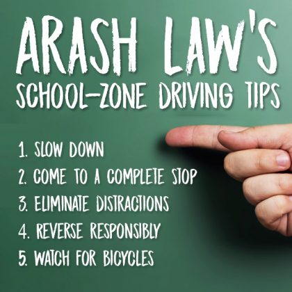 School-zone driving tips - California Back-to-School Safe Driving Guide