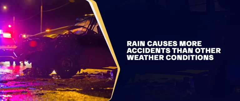 Rain Causes More Accidents Than Other Weather Conditions