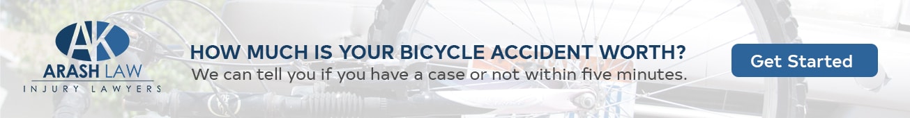 How much is you bicycle accident worth
