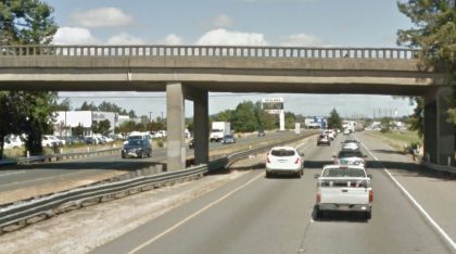 Corona Road overpass at U.S. Highway 101