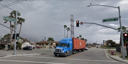 intersection of Etiwanda Avenue and Whittram Avenue in Rancho Cucamong