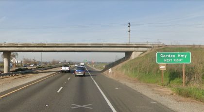 southbound Interstate 5, just south of Power Line Road