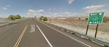 westbound lanes of Highway 60 near Theodore Street