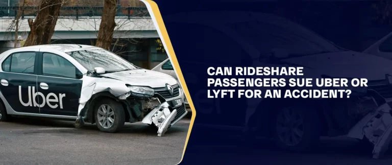 Can Rideshare Passengers Sue Uber or Lyft for an Accident