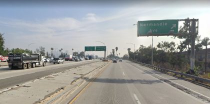 [07-16-2020] Los Angeles, CA - Motorcyclist Injured After a Traffic Collision on Interstate 10 Freeway near Normandie Avenue