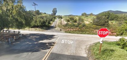 San Marcos Pass Road and San Antonio Creek Road in Santa Barbara.