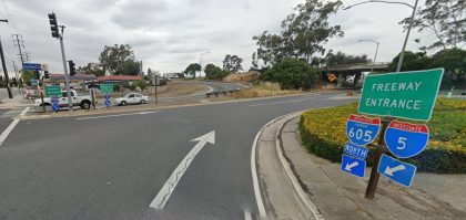 [08-03-2020] Los Angeles, CA - One Woman Hurt After a Car Accident in Downey