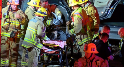 [08-09-2020] Los Angeles, CA - Injuries Reported After a Two-Vehicle Crash in South Pasadena