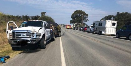 [08-17-2020] San Luis Obispo, CA - Two Injured in a 3-Vehicle Crash in Los Osos