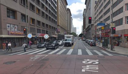 [11-15-2020] Los Angeles, CA - Hit-and-Run Pedestrian Accident at Broadway and Seventh Street Injures One