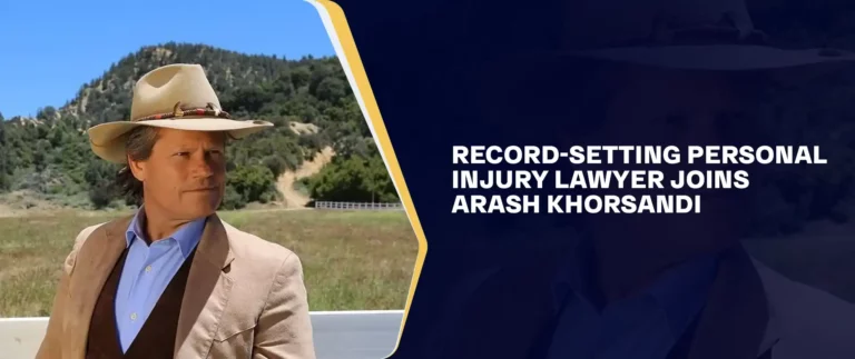 Record-setting personal injury lawyer joins Arash Khorsandi