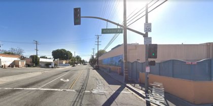 [01-05-2021] Los Angeles, CA - Pedestrian Killed After a Fatal Hit-and-Run in Long Beach - Google Map