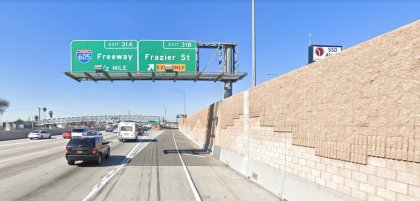 [01-06-2020] Los Angeles, CA - One Person Injured After a Multi-Vehicle Collision in Baldwin Park - Google Map