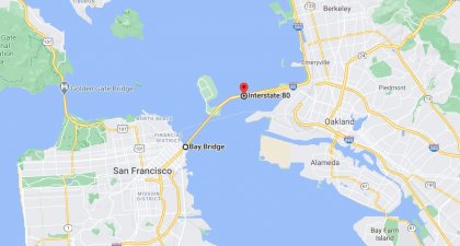 [01-17-2021] San Francisco, CA - Multi-Vehicle Crash Kills One Man in the eastbound lanes of Interstate 80 at the Bay Bridge