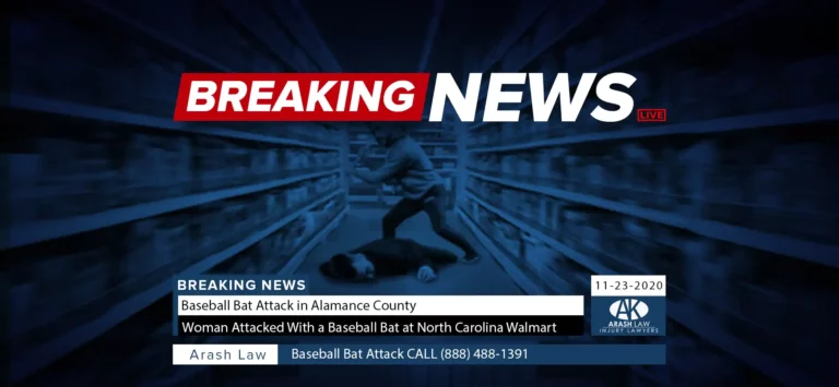 Alamance County, North Carolina - Woman Attacked With a Baseball Bat at North Carolina Walmart