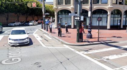 [03-31-2021] San Francisco County, CA - Multi-Vehicle Crash at Market and 8th Injures Four People 