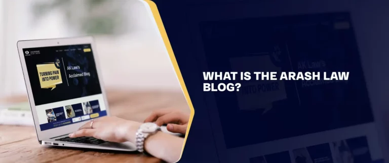 What is the Arash Law Blog_
