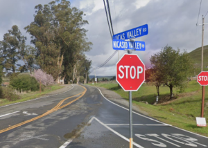 [06-06-2022] Marin County, CA - Two-Vehicle Collision in Nicasio Results in One Injury