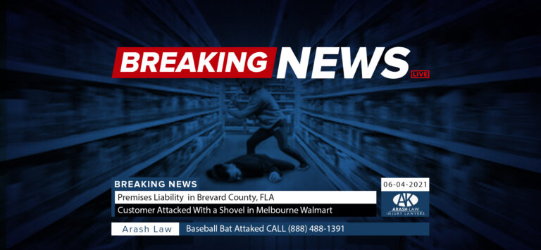 [06-04-2021] Brevard County, FLA - Customer Attacked With a Shovel in Melbourne Walmart