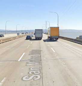 [09-21-2022] San Mateo County, CA - Pedestrian Fatally Struck by Two Cars in San Mateo Bridge