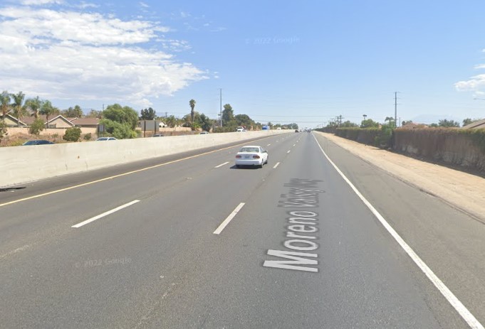 [10-14-2022] One Person Injured in Two-Vehicle Crash Involving RSO Deputy in Moreno Valley
