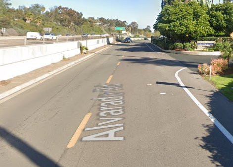 [10-24-2022] San Diego County, CA - Two People Injured After Car Crashes into Wall in La Mesa