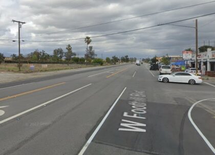 [02-28-2023] Adult Man Injured After Pedestrian Collision in Fontana