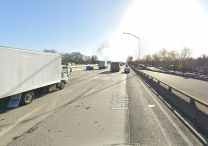 [03-01-2023] Truck vs. Tesla Fiery Collision on 50 Freeway Injured One Person