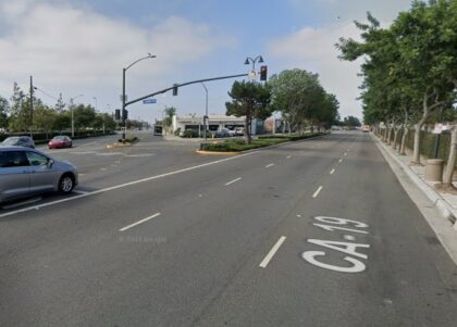 [03-13-2023] Two Injured, Including Police Officer, in Downey Two-Vehicle Crash