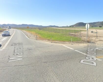 [10-25-2023] Two People Injured Following Vehicle Collision Near Hemet