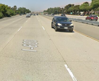 [10-25-2023] White Truck and Brown Toy Sedan Collide on I-680 in San Jose, Injuries Unknown
