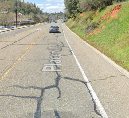 [11-01-2023] Ford Truck Crashes Into Bus Stop in Placerville