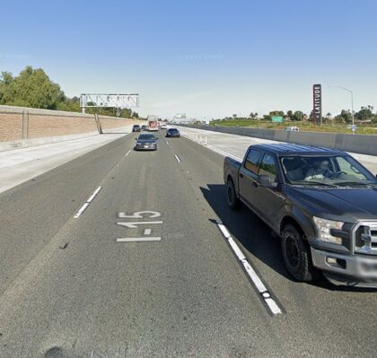 [11-26-2023] Two-Vehicle Collision Blocked Off-Ramp On I-15 In Corona, Ambulance Dispatched