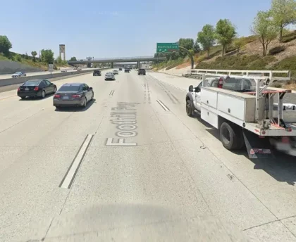 [11-27-2023] Emergency Medical Services Dispatched After Motorcycle Vs. Semi-Truck Collision On I-210 In Rialto