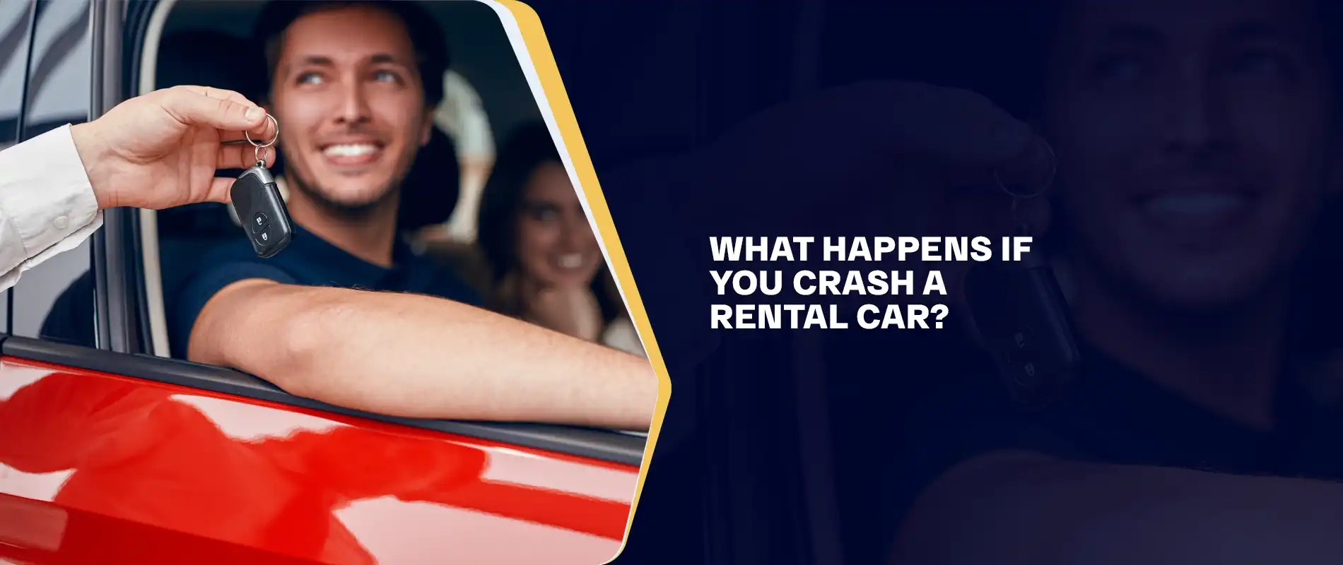 what happens if you get into a crash with a rental car