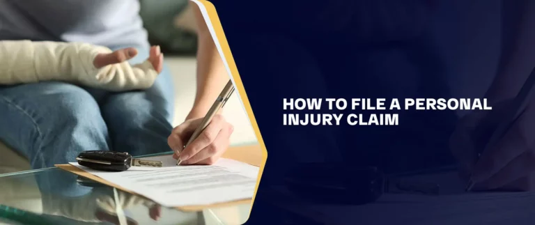 How To File A Personal Injury Claim