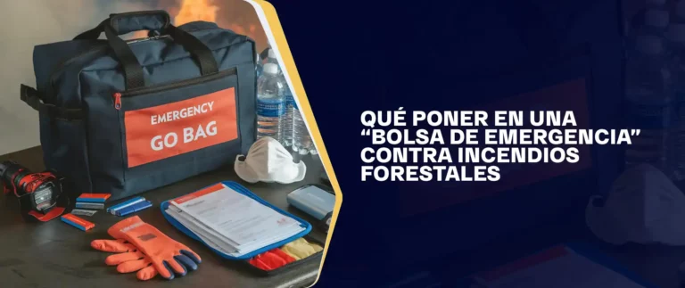 Qué Poner En Una “Bolsa De Emergencia” Contra Incendios Forestales