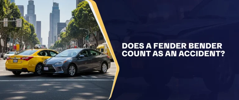 Does A Fender Bender Count As An Accident