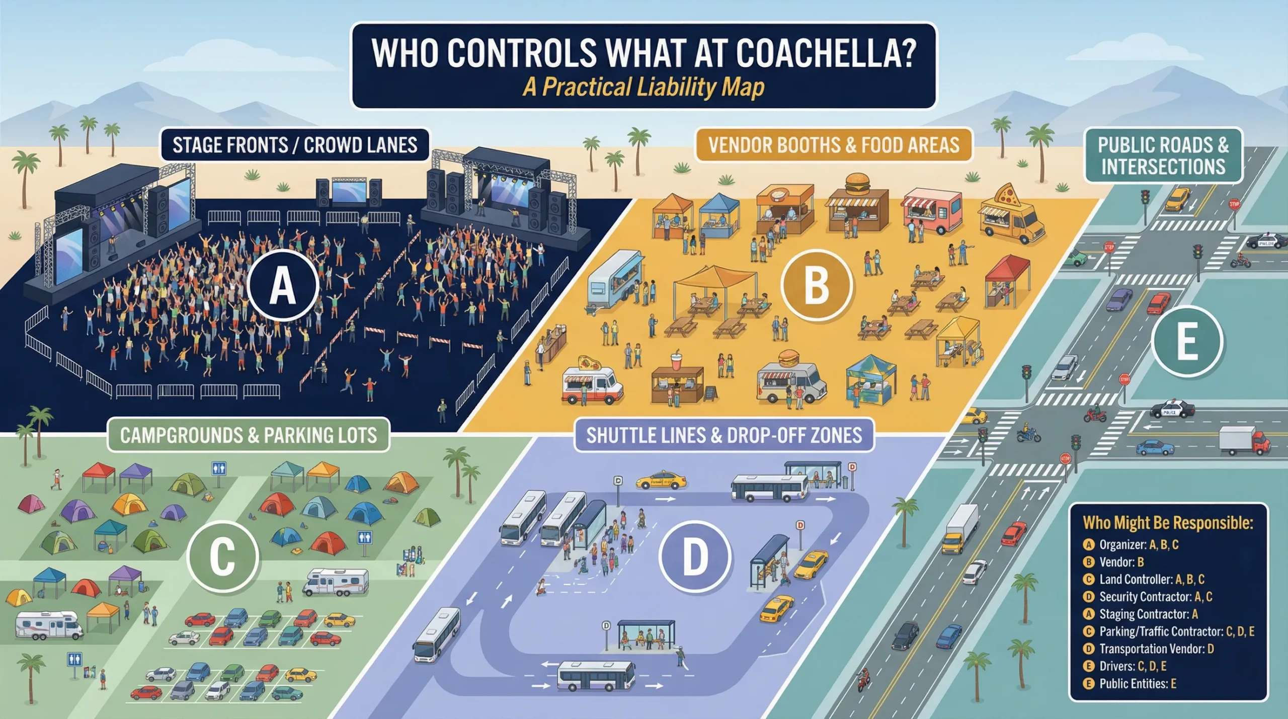 A Practical Liability Map of Coachella