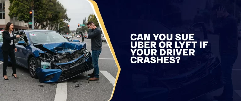 Can You Sue Uber Or Lyft If Your Driver Crashes