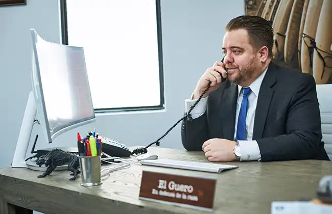 AK Lawyer in Santa Barbara speaking with a client about a dog bite case