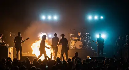 Accidente Inesperado En El Escenario Con Incendio Durante El Festival Coachella