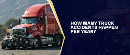 How many truck accidents happen per year