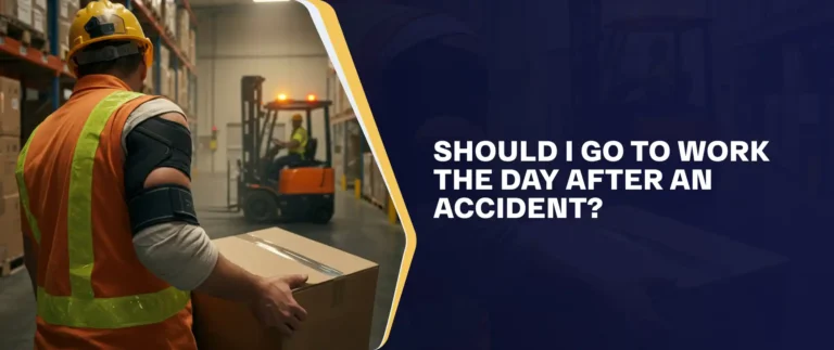Should I Go To Work The Day After An Accident