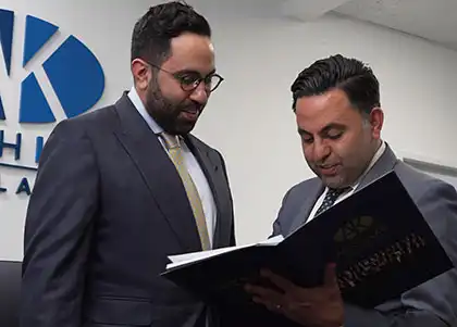 AK lawyers reviewing the merits of the car accident case