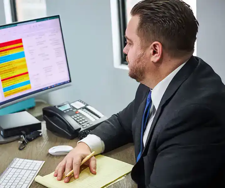 Abogados Laboralistas De California Estudiando Las Pruebas De Un Caso