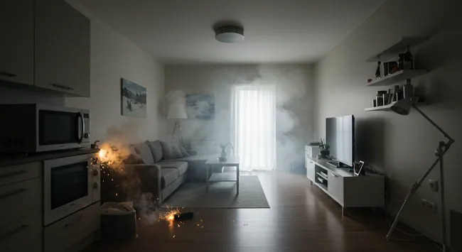 Poor electrical wiring causes fire in an Airbnb in Big Bear Lake