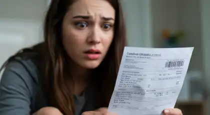 car accidents victim stressed over medical bills