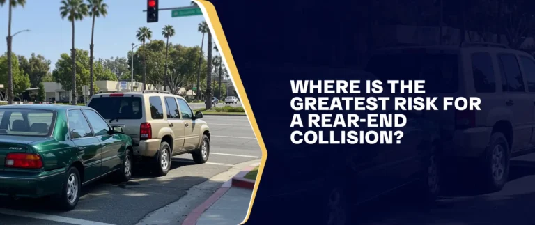 Where Is The Greatest Risk For A Rear-End Collision