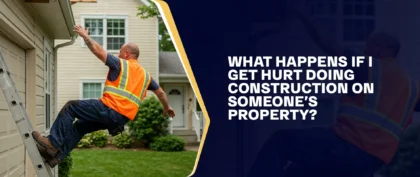 What happens If I get hurt Doing Construction on Someone’s Property
